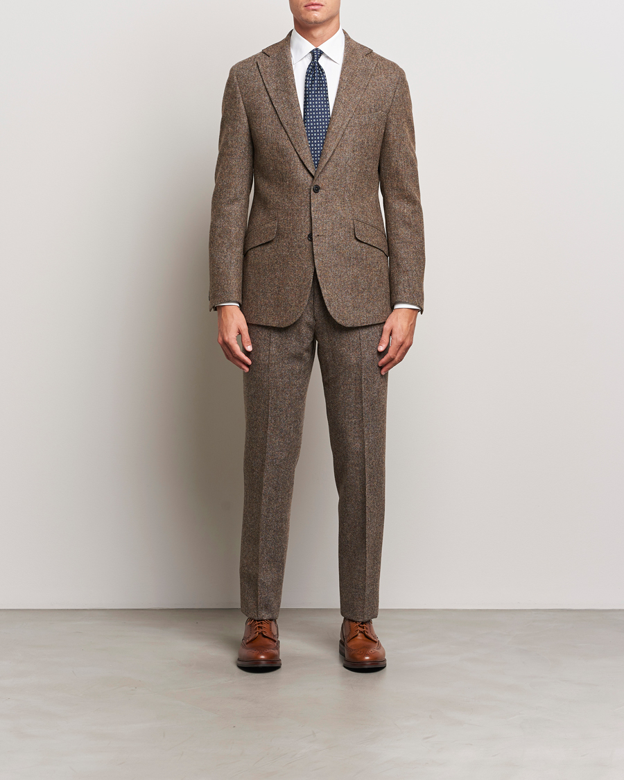 Herre | Dressjakker | Walker Slater | Edward Wool Donegal Blazer Brown
