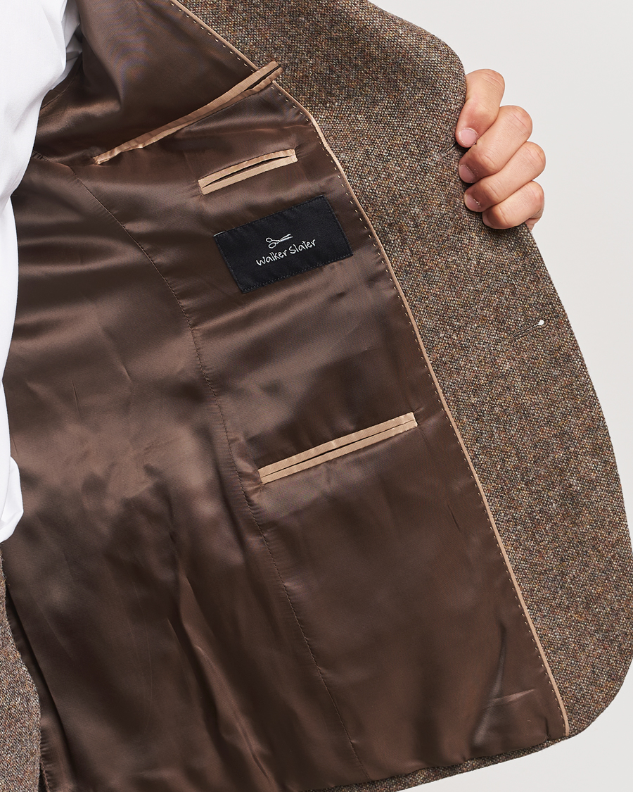 Herre | Dressjakker | Walker Slater | Edward Wool Donegal Blazer Brown