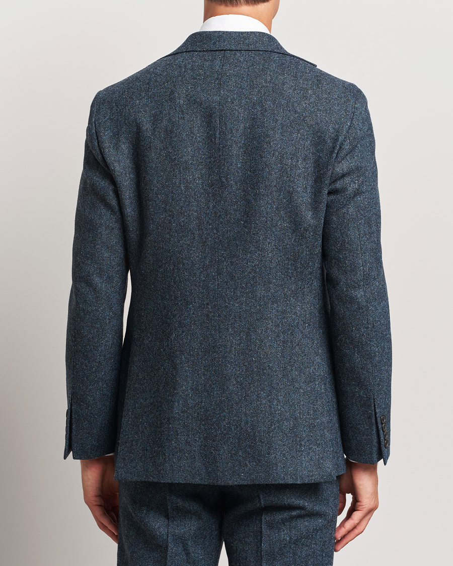Herre | Dressjakker | Walker Slater | Edward Wool Donegal Blazer Navy