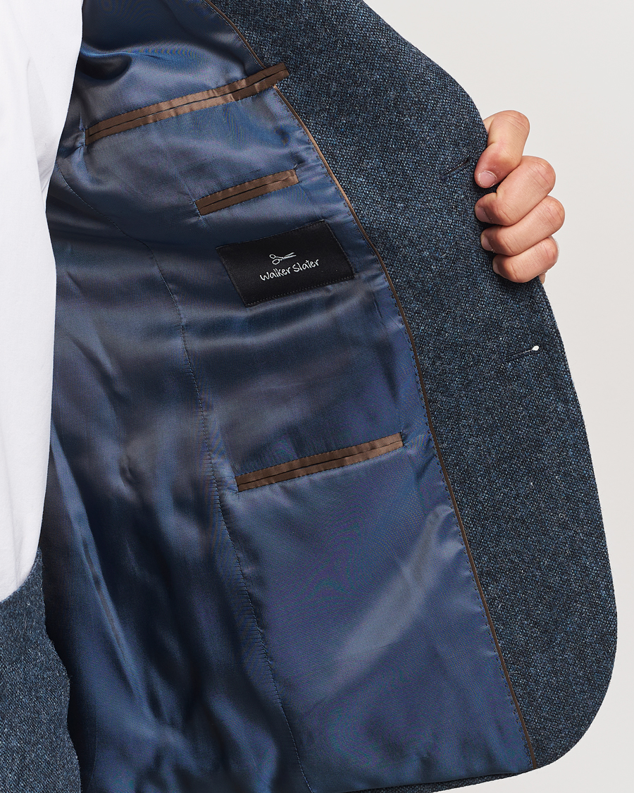 Herre | Dressjakker | Walker Slater | Edward Wool Donegal Blazer Navy