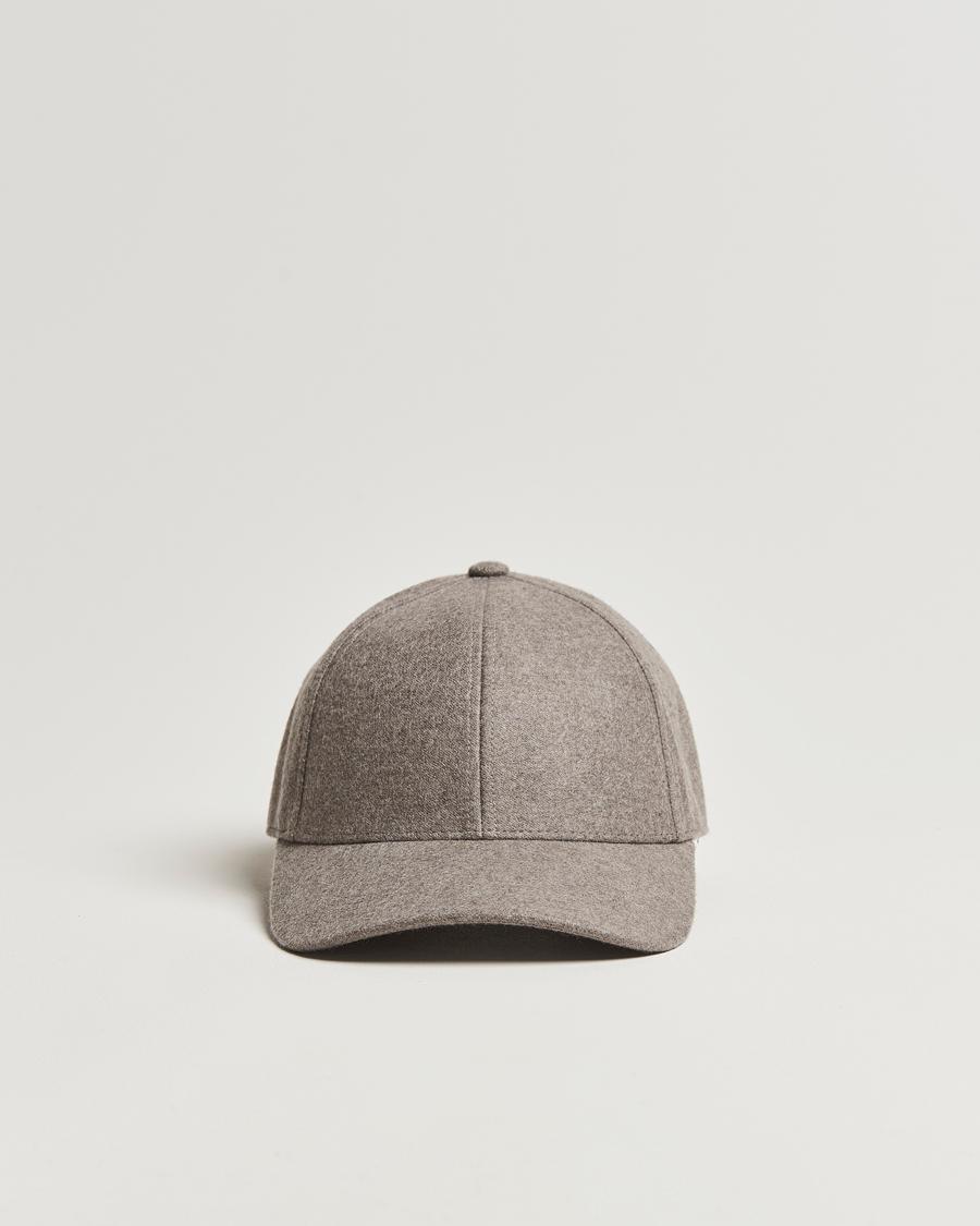 Herre | Hatter og capser | Varsity Headwear | Cashmere Baseball Cap Marble Beige
