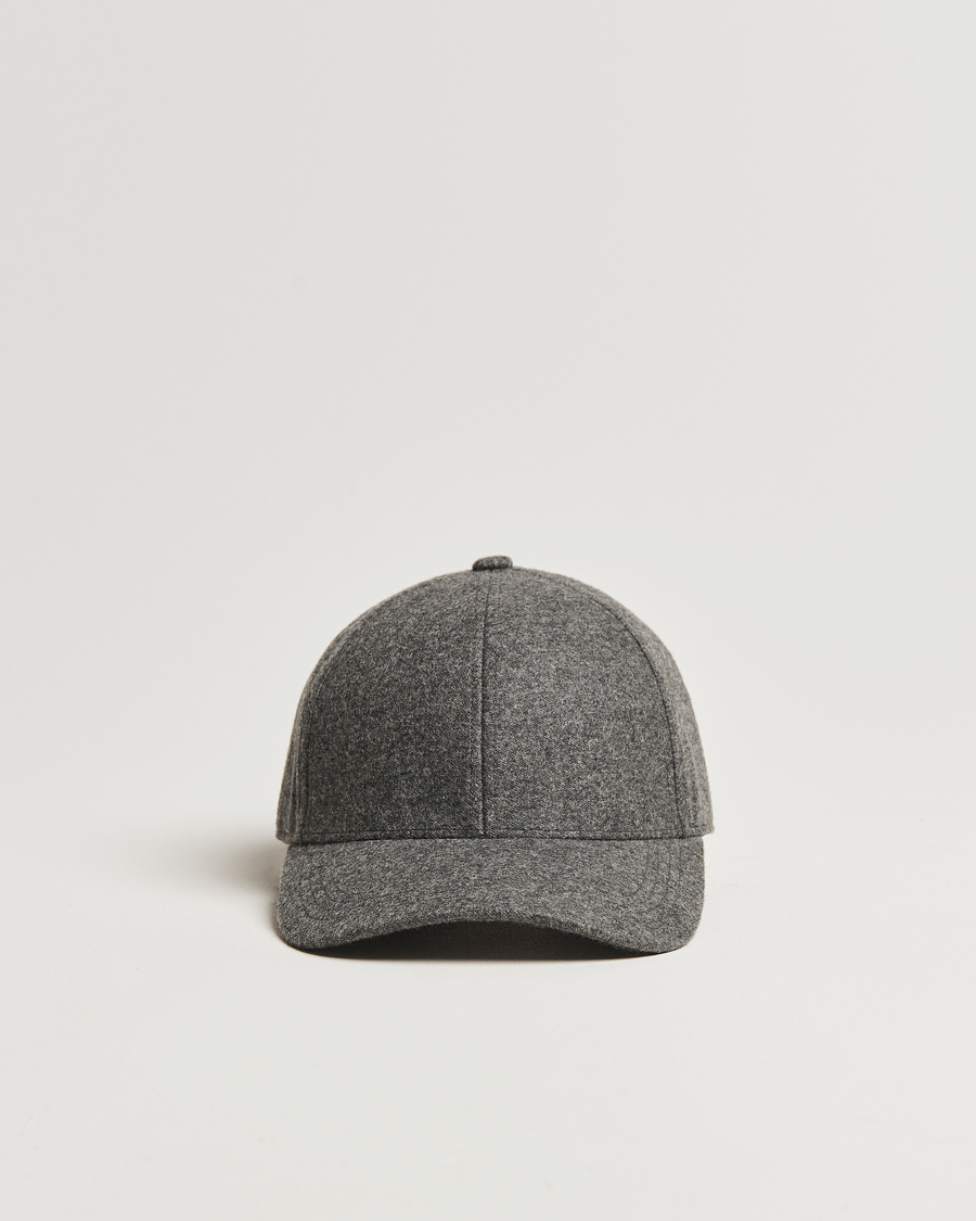 Herre | Hatter og capser | Varsity Headwear | Cashmere Baseball Cap Flint Grey