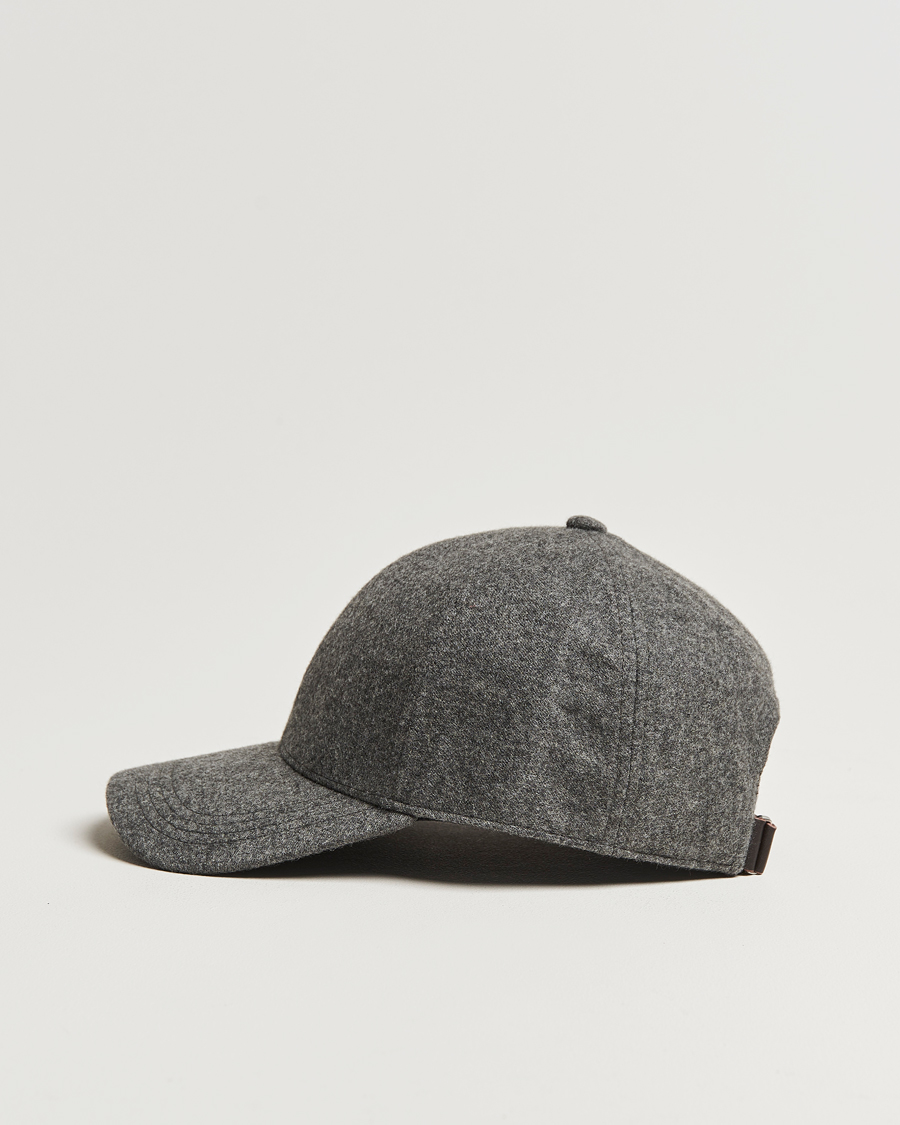 Herre | Hatter og capser | Varsity Headwear | Cashmere Baseball Cap Flint Grey