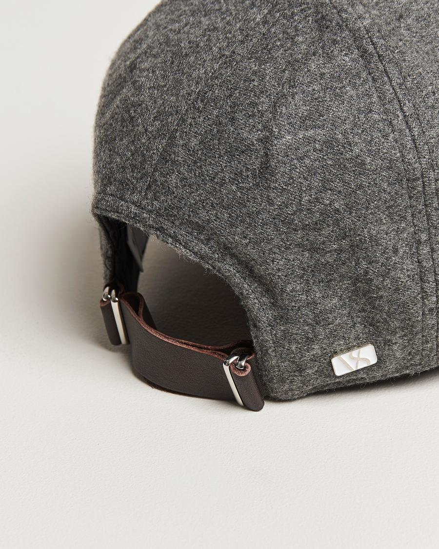 Herre | Hatter og capser | Varsity Headwear | Cashmere Baseball Cap Flint Grey