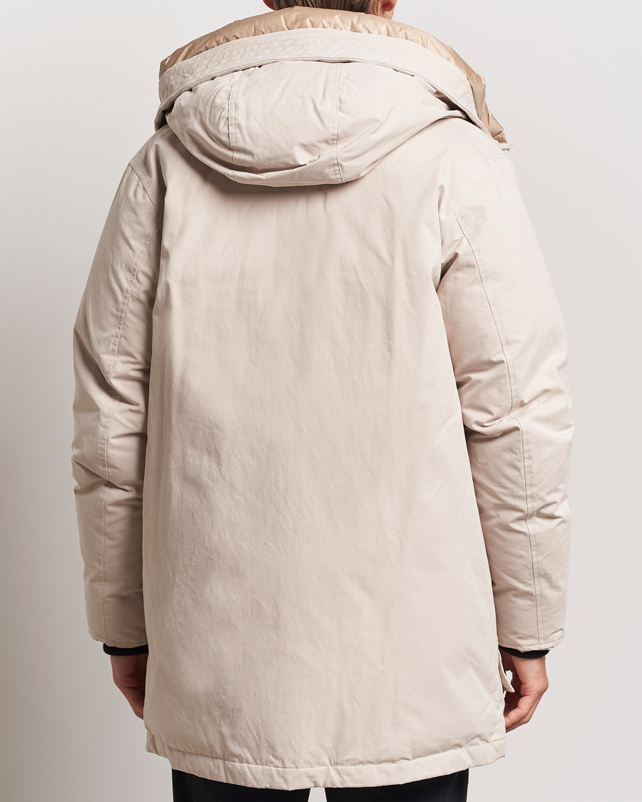 Herre | Jakker | Woolrich | Peached Cotton Arctic Parka Oxford Tan
