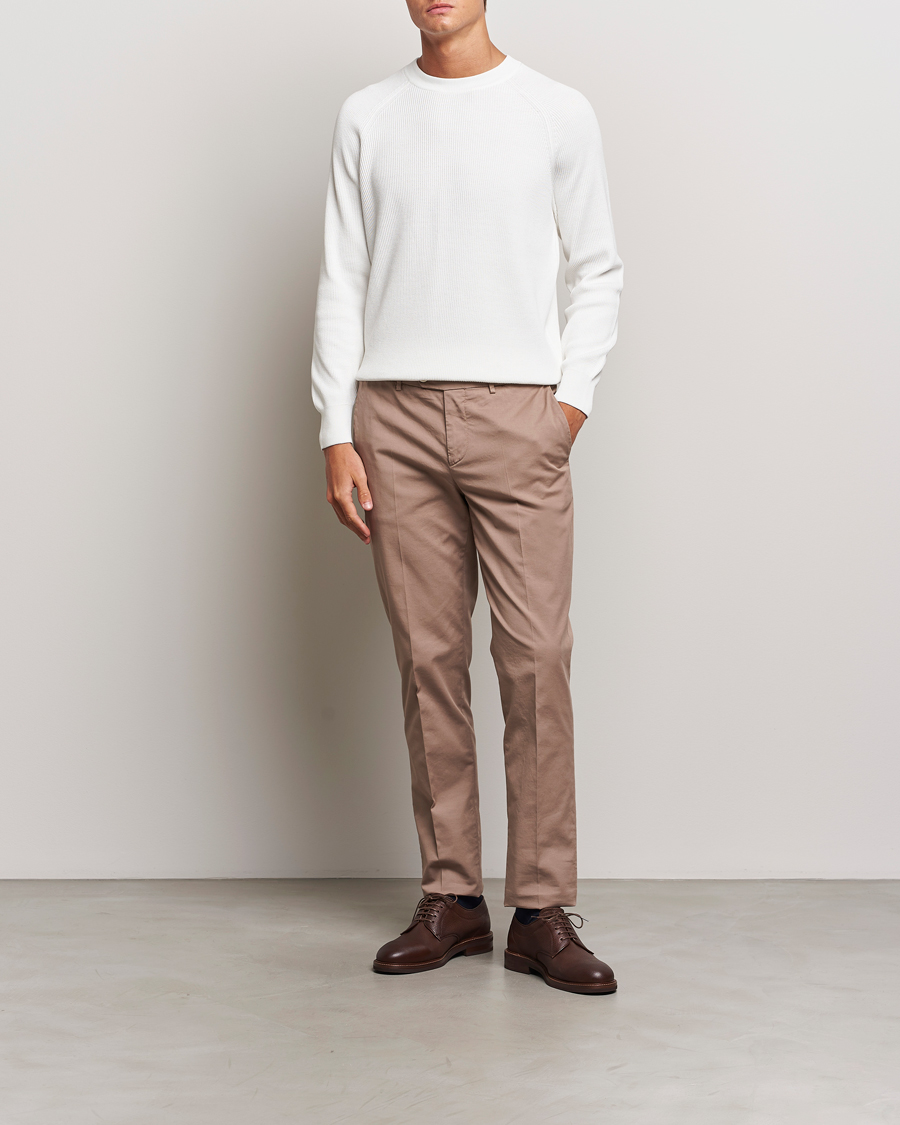 Herre | Gensere | Brunello Cucinelli | Cotton Rib Crew Neck Panama