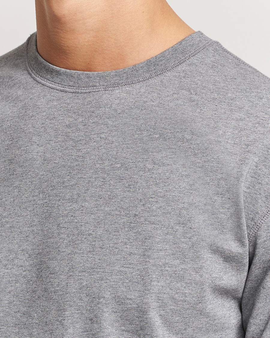 Herre | T-Shirts | Drake's | Short Sleeve Hiking T-Shirt Grey