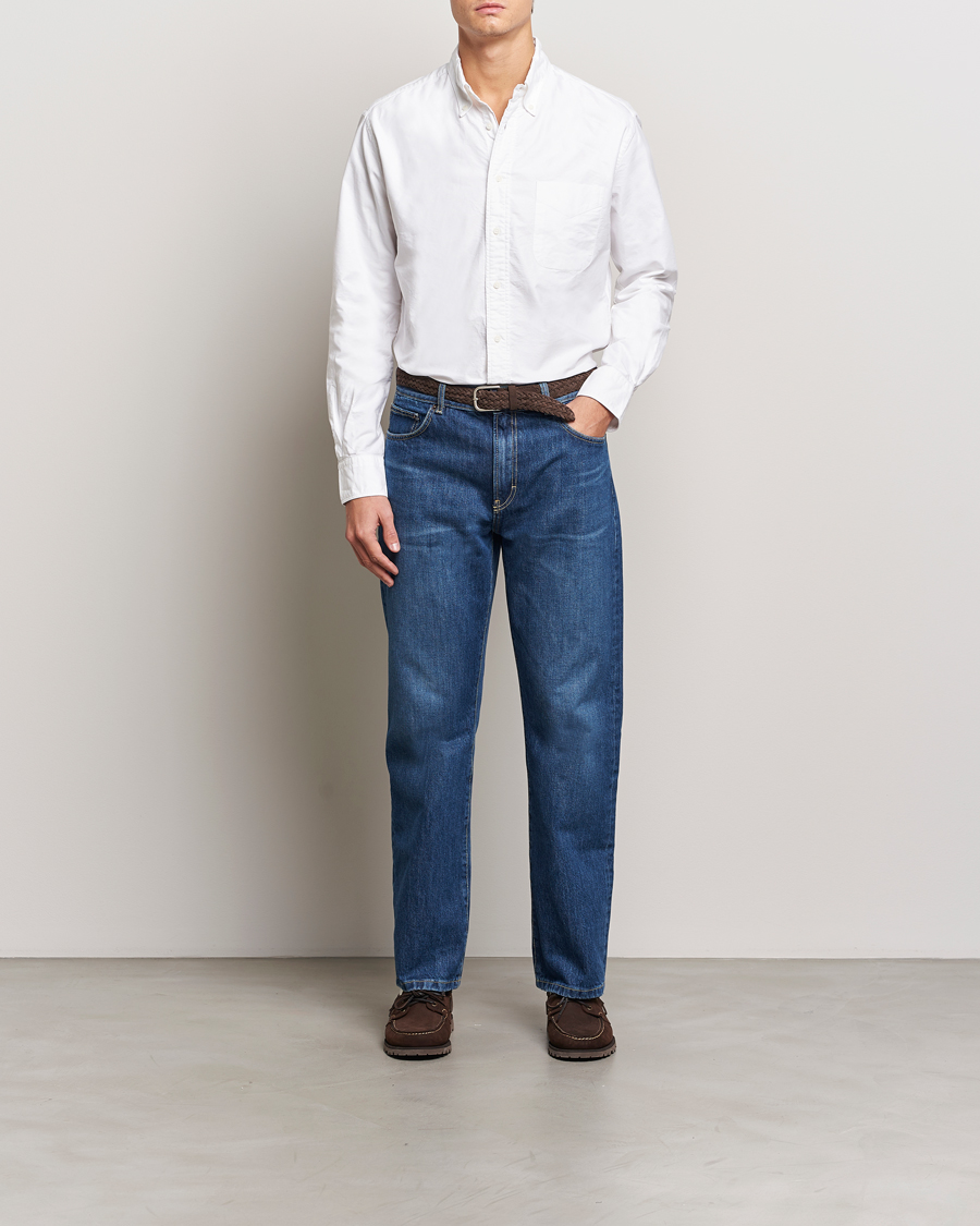 Herre | Skjorter | Gitman Vintage | Button Down Oxford Shirt White