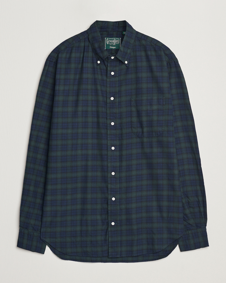 Herre | Skjorter | Gitman Vintage | Button Down Blackwatch Shirt Blackwatch Check