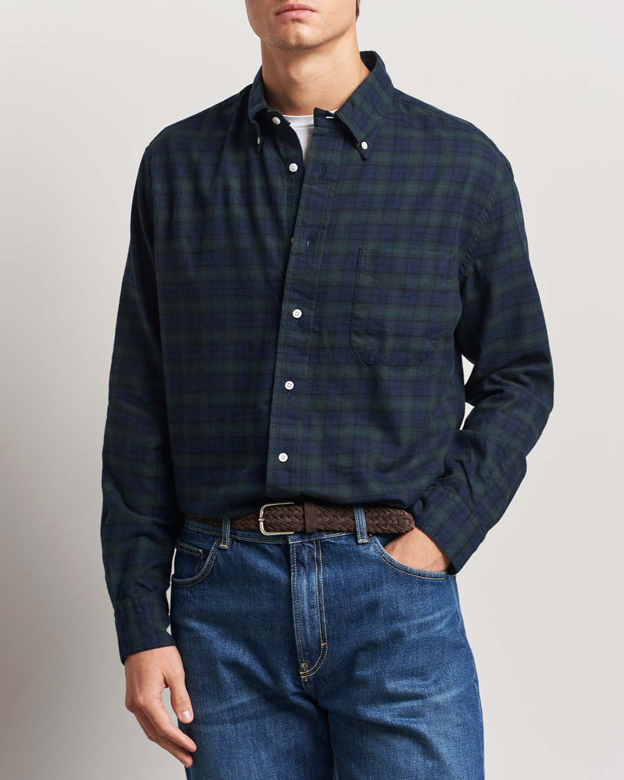 Herre | Skjorter | Gitman Vintage | Button Down Blackwatch Shirt Blackwatch Check
