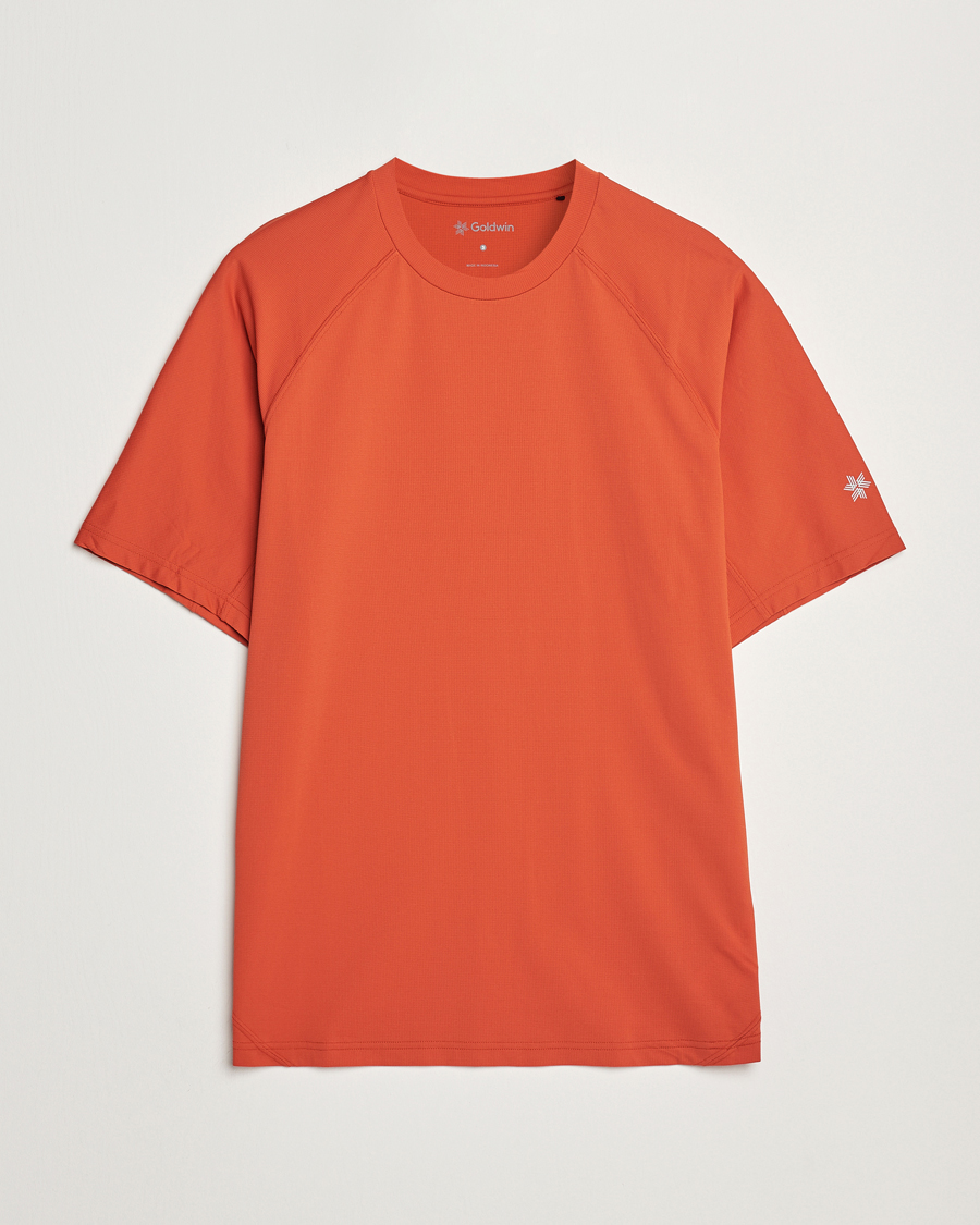 Herre | T-Shirts | Goldwin | WF Dry T-Shirt Horizon Red