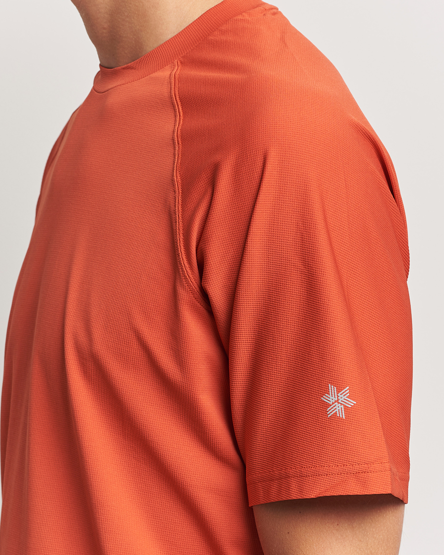 Herre | T-Shirts | Goldwin | WF Dry T-Shirt Horizon Red