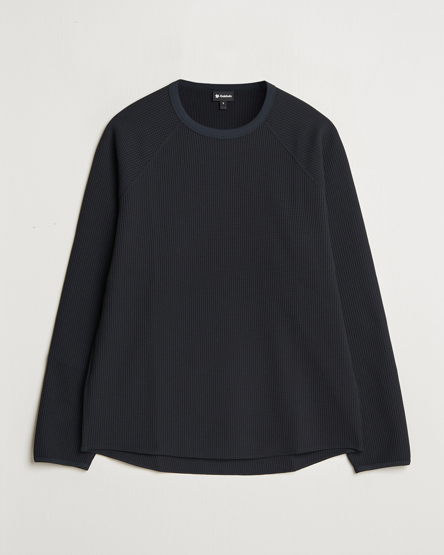 Herre | T-Shirts | Goldwin | WF Light Long Sleeve T-Shirt Black