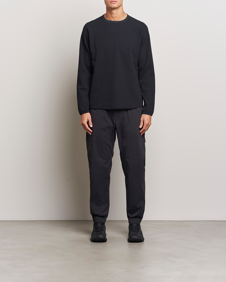 Herre | T-Shirts | Goldwin | WF Light Long Sleeve T-Shirt Black