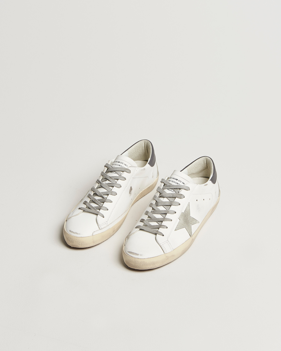 Herre | Golden Goose Super-Star Sneakers White/Ice | Golden Goose | Super-Star Sneakers White/Ice