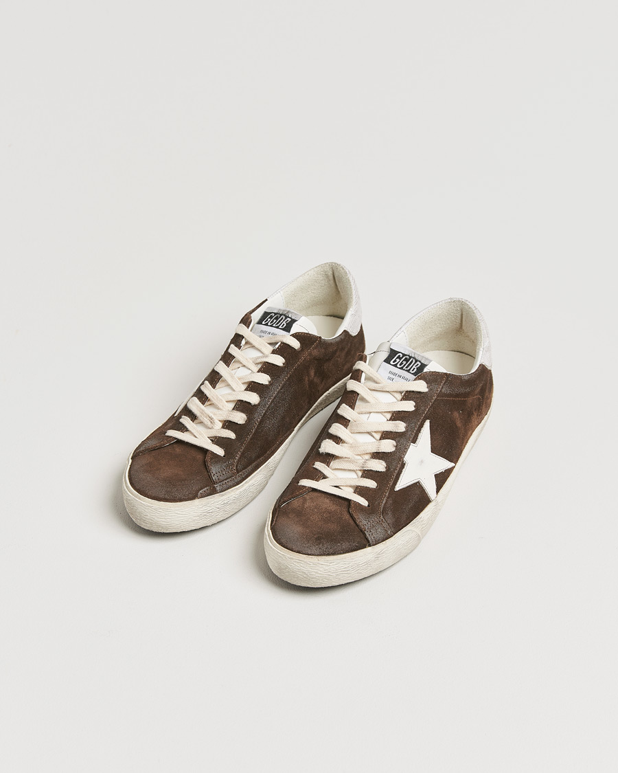 Herre | Golden Goose Super-Star Sneakers Dark Brown | Golden Goose | Super-Star Sneakers Dark Brown