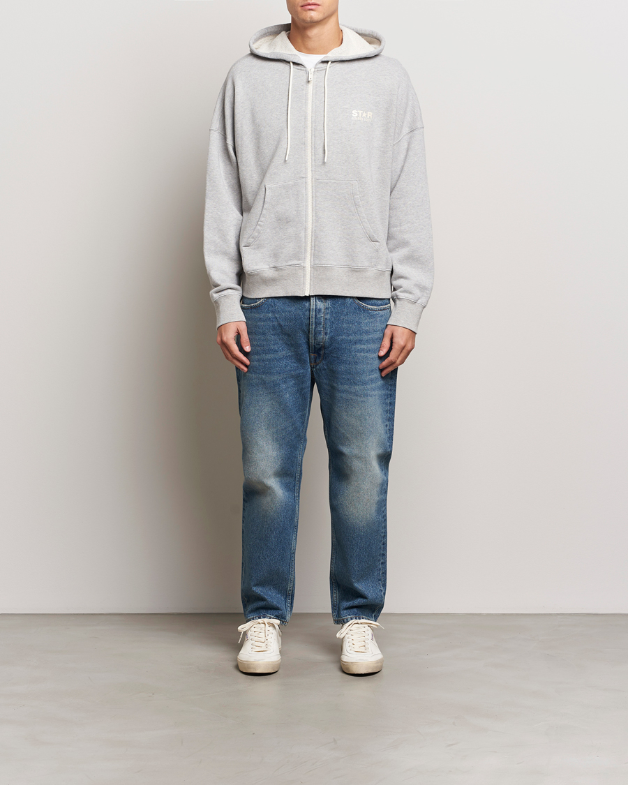 Herre | Gensere | Golden Goose | Full Zip Hoodie Light Grey