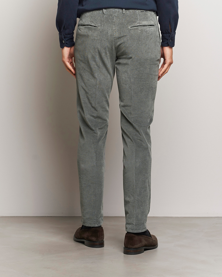 Herre | Bukser | Incotex | Slim Fit Leisure Cord Slacks Grey