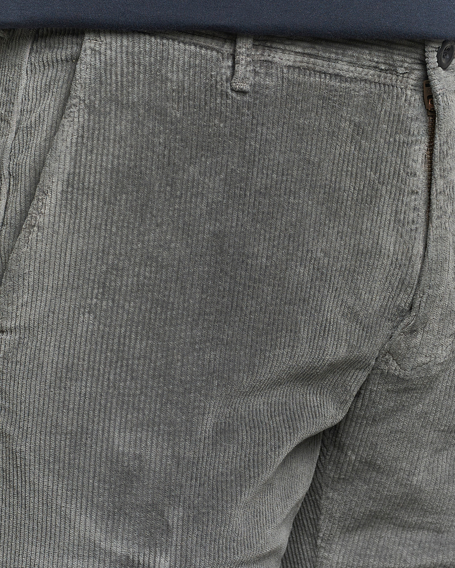 Herre | Bukser | Incotex | Slim Fit Leisure Cord Slacks Grey