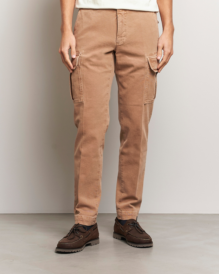 Herre | Bukser | Incotex | Slim Fit Cargo Pants Military