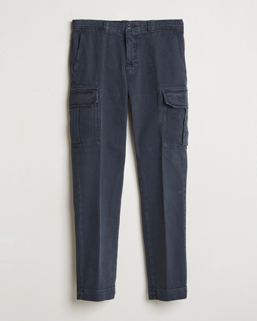 Herre | Bukser | Incotex | Slim Fit Cargo Pants Navy