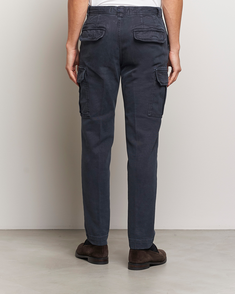 Herre | Bukser | Incotex | Slim Fit Cargo Pants Navy