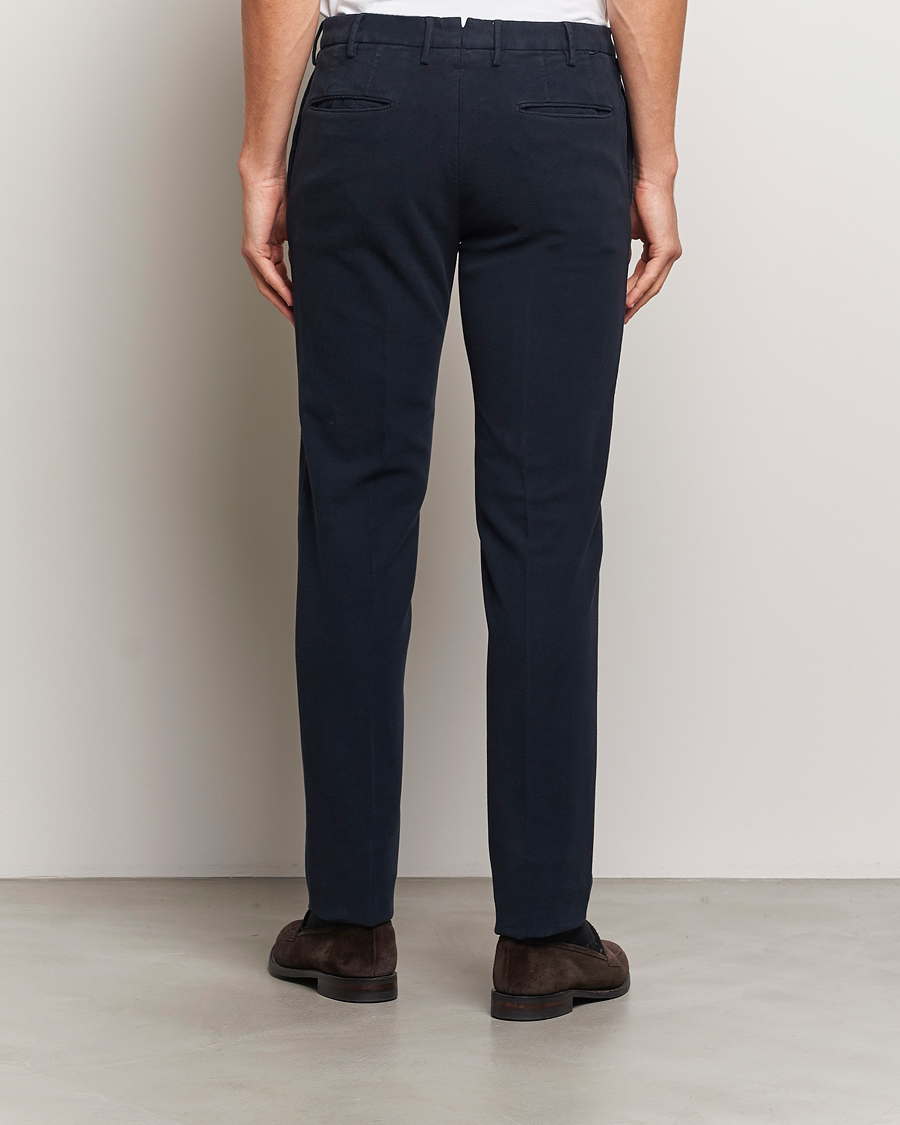 Herre | Bukser | Incotex | Slim Fit Luxury Moleskine Trousers Navy