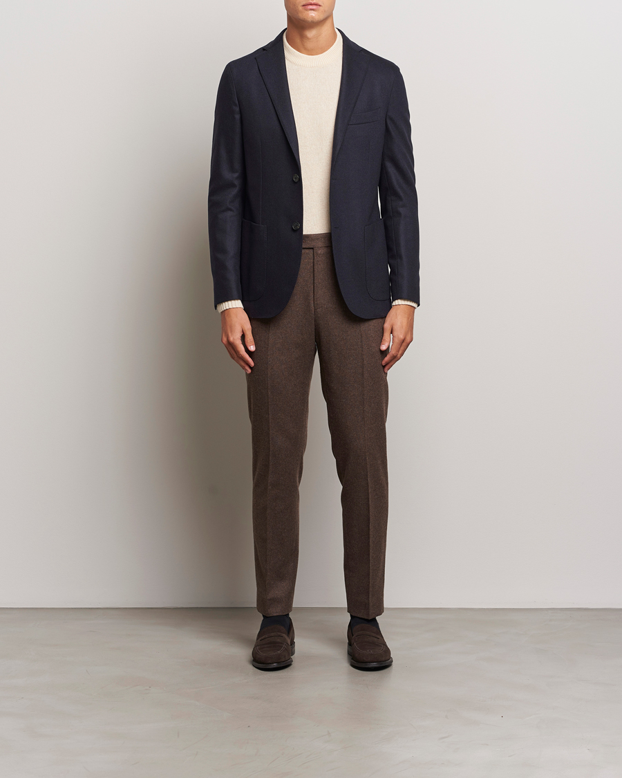 Herre | Dressjakker | Incotex | Wool/Cashmere Blazer Navy