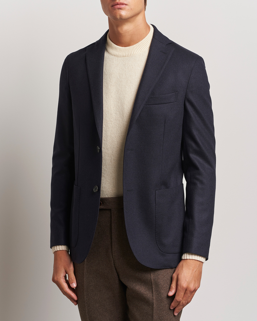 Herre | Dressjakker | Incotex | Wool/Cashmere Blazer Navy