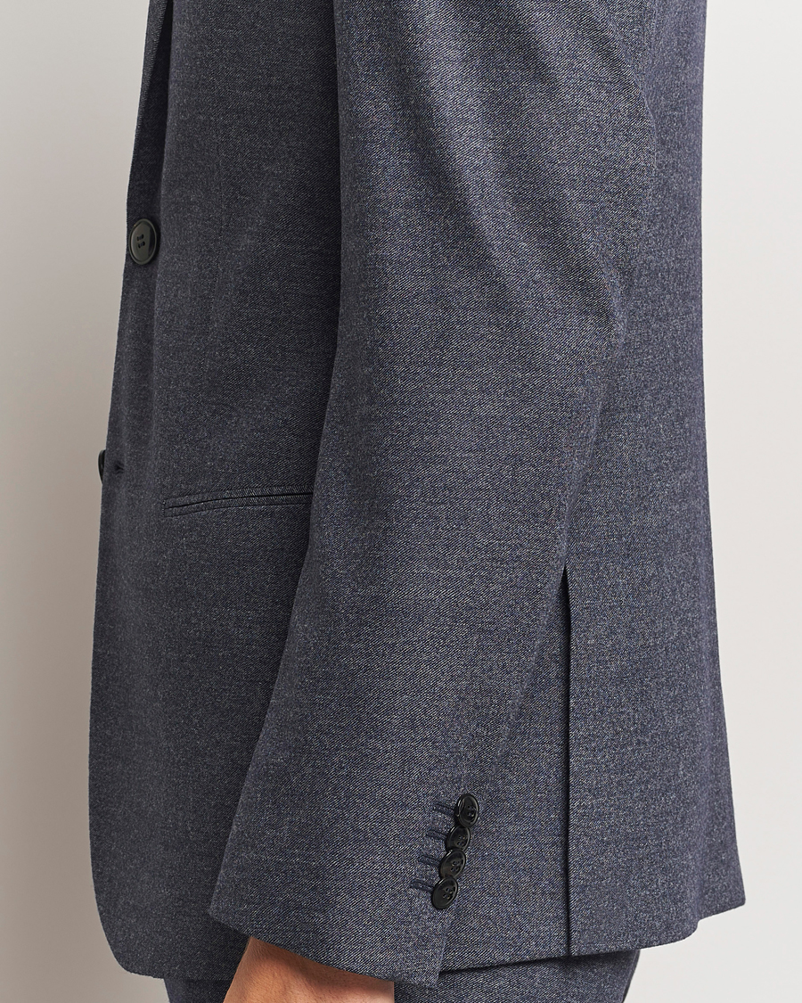 Herre | Dresser | Giorgio Armani | Soho Wool/Cashmere Flannel Suit Navy Melange