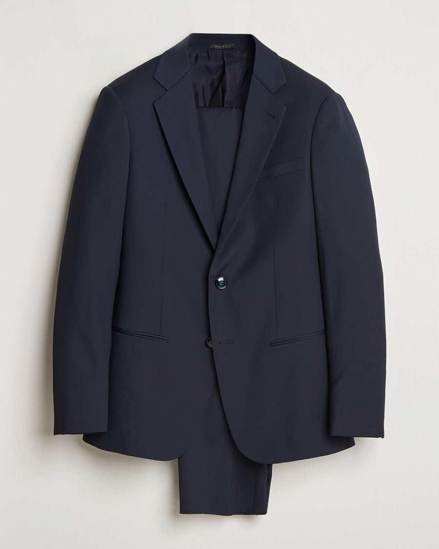 Herre | Dresser | Giorgio Armani | Soho Virgin Wool Suit Navy