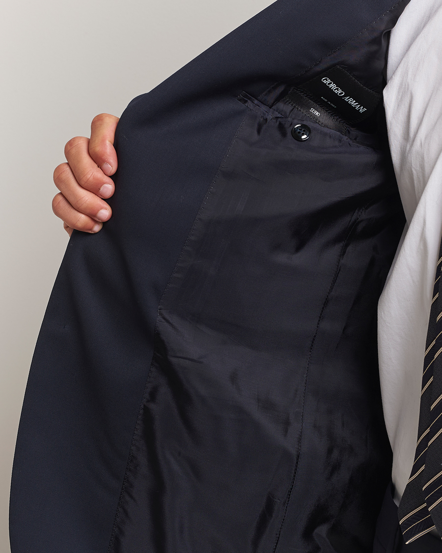 Herre | Dresser | Giorgio Armani | Soho Virgin Wool Suit Navy