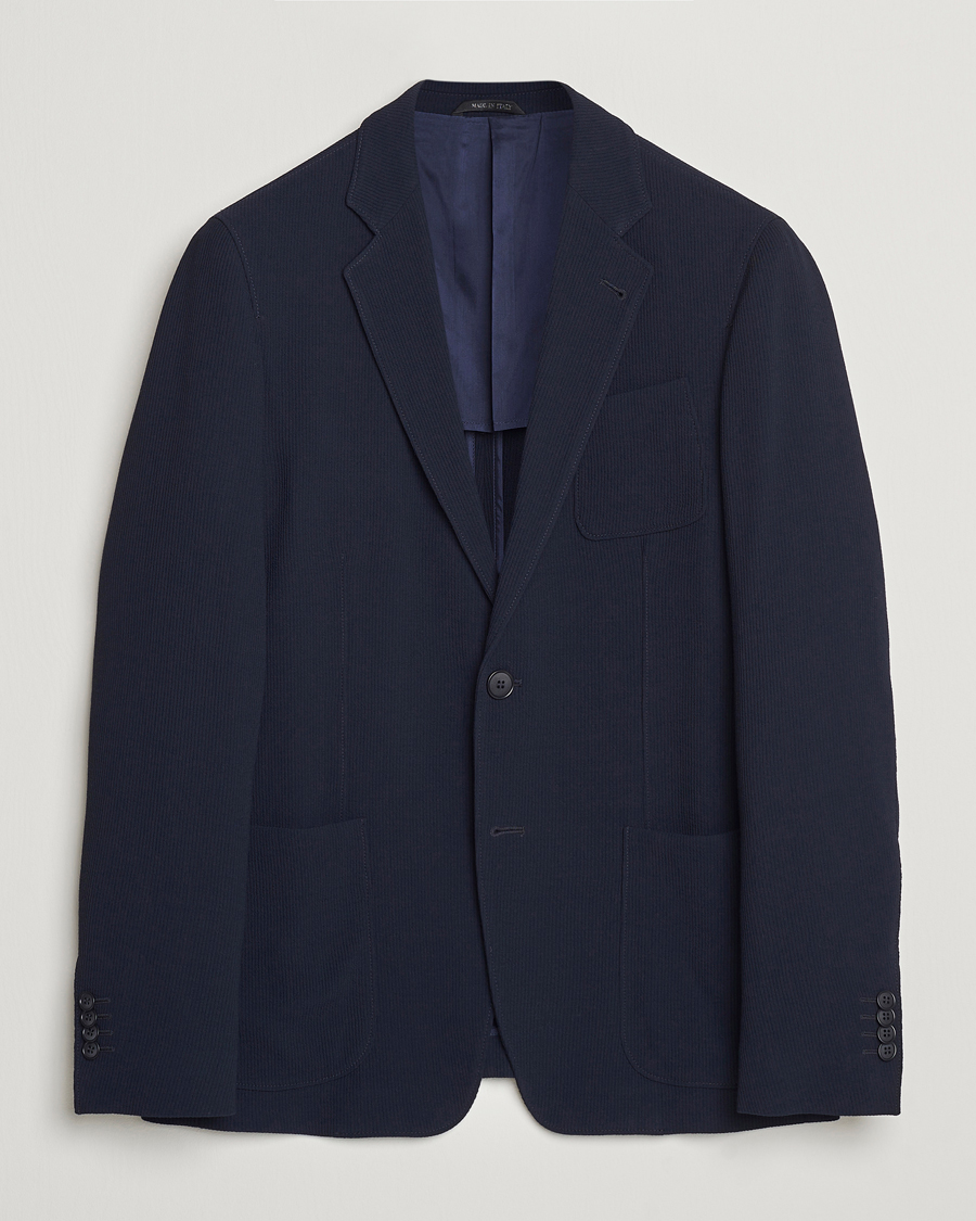 Herre | Dressjakker | Giorgio Armani | Stretch Wool Blazer Navy