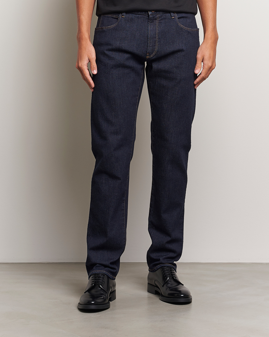 Herre | Jeans | Giorgio Armani | 5-Pocket Denim Pants Dark Indigo