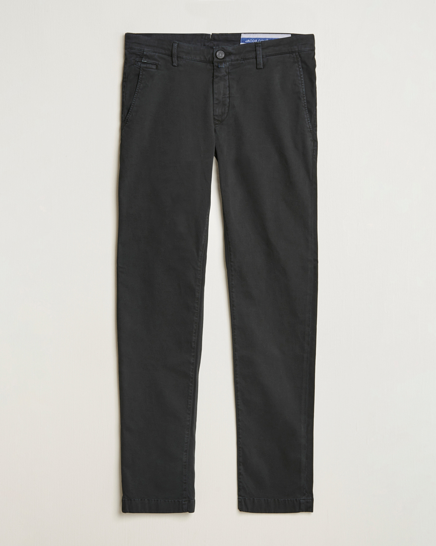 Herre | Bukser | Jacob Cohën | Bobby Cotton Chinos Black