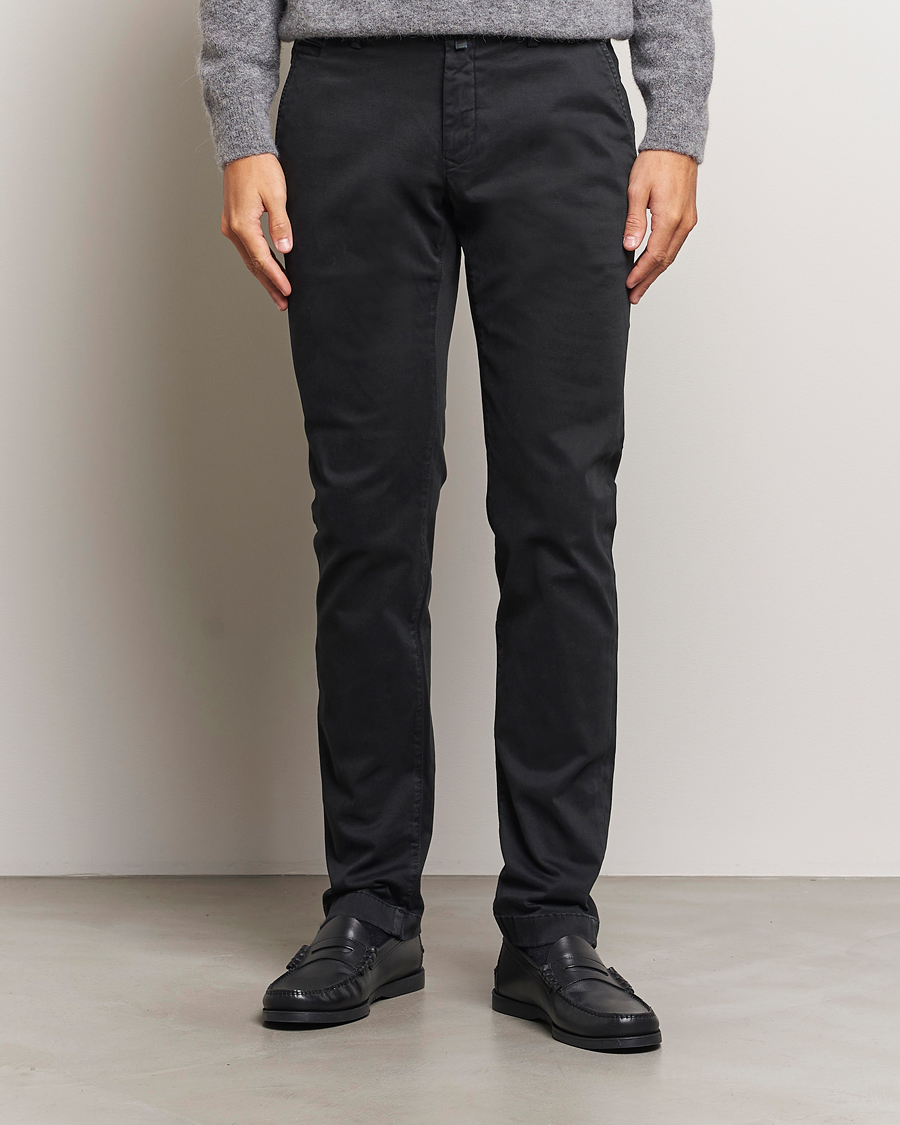 Herre | Bukser | Jacob Cohën | Bobby Cotton Chinos Black