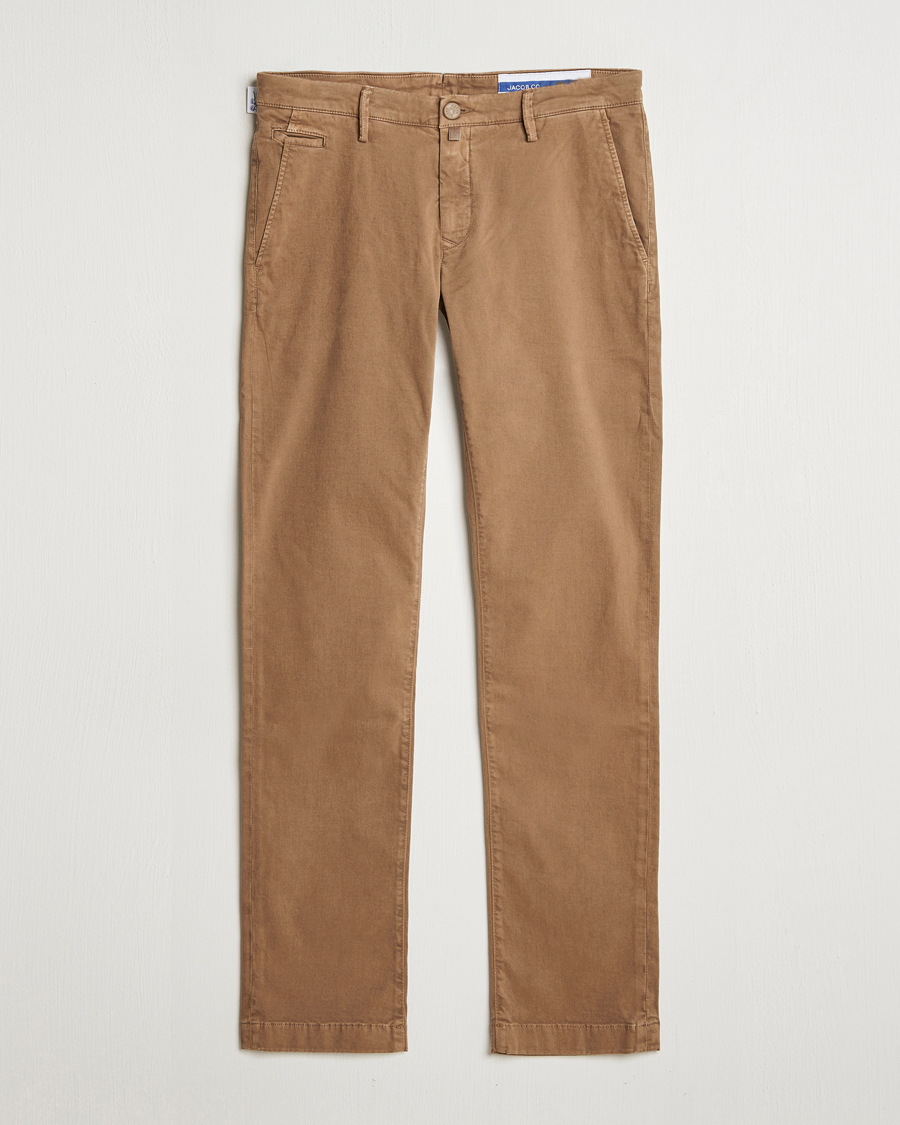 Herre | Bukser | Jacob Cohën | Bobby Cotton Chinos Beige