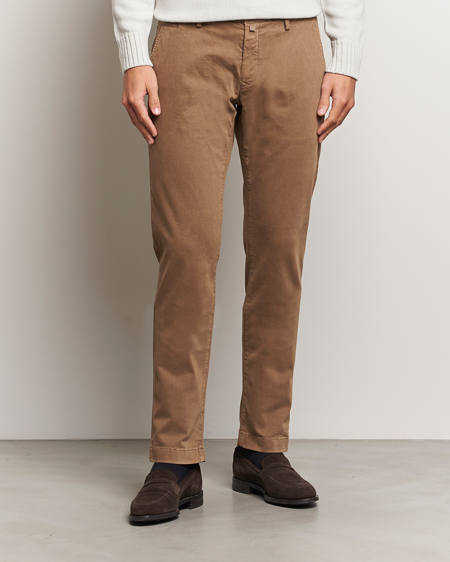 Herre | Bukser | Jacob Cohën | Bobby Cotton Chinos Beige