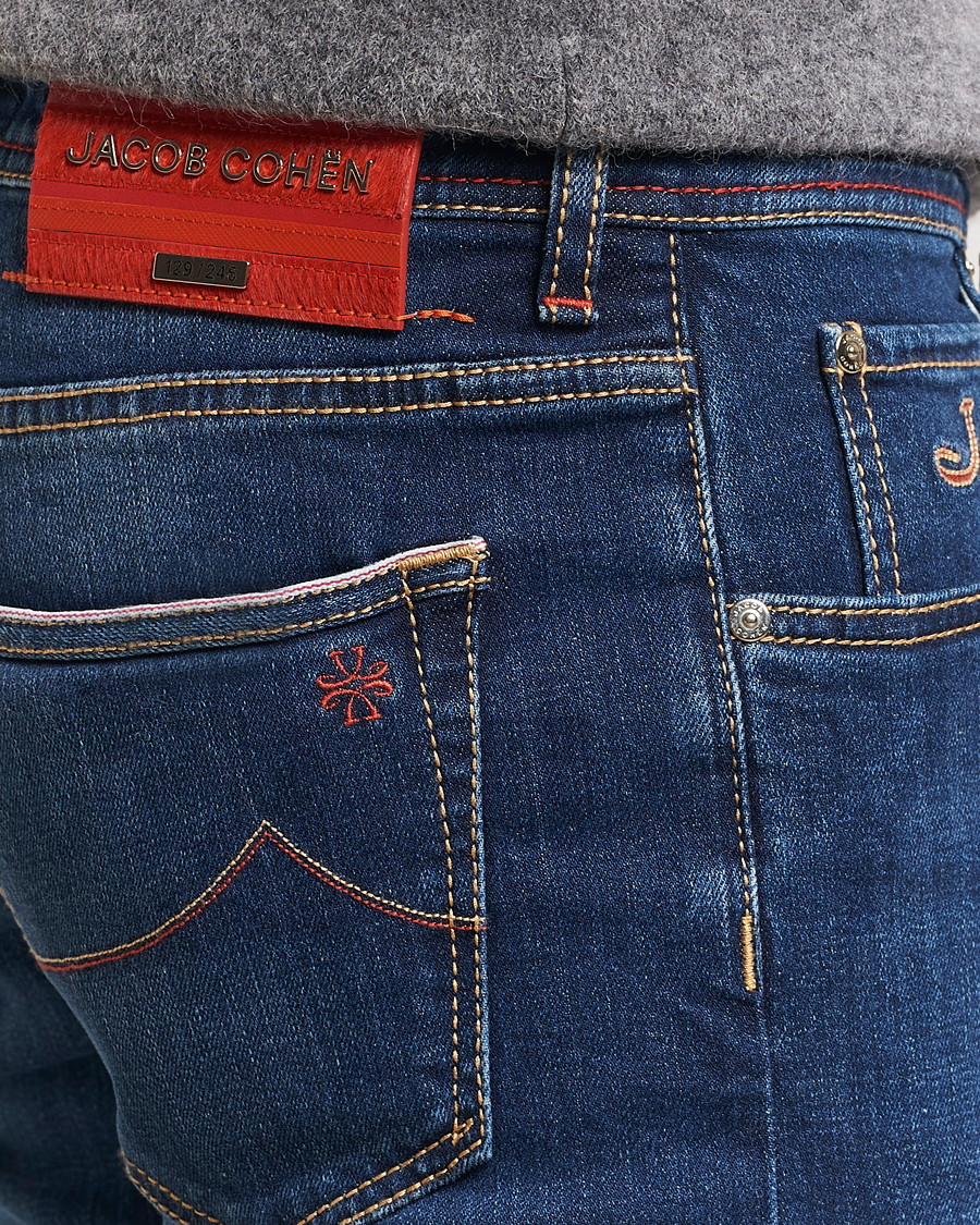 Herre | Jeans | Jacob Cohën | Nick Limited Edition Slim Fit Jeans Mid Blue