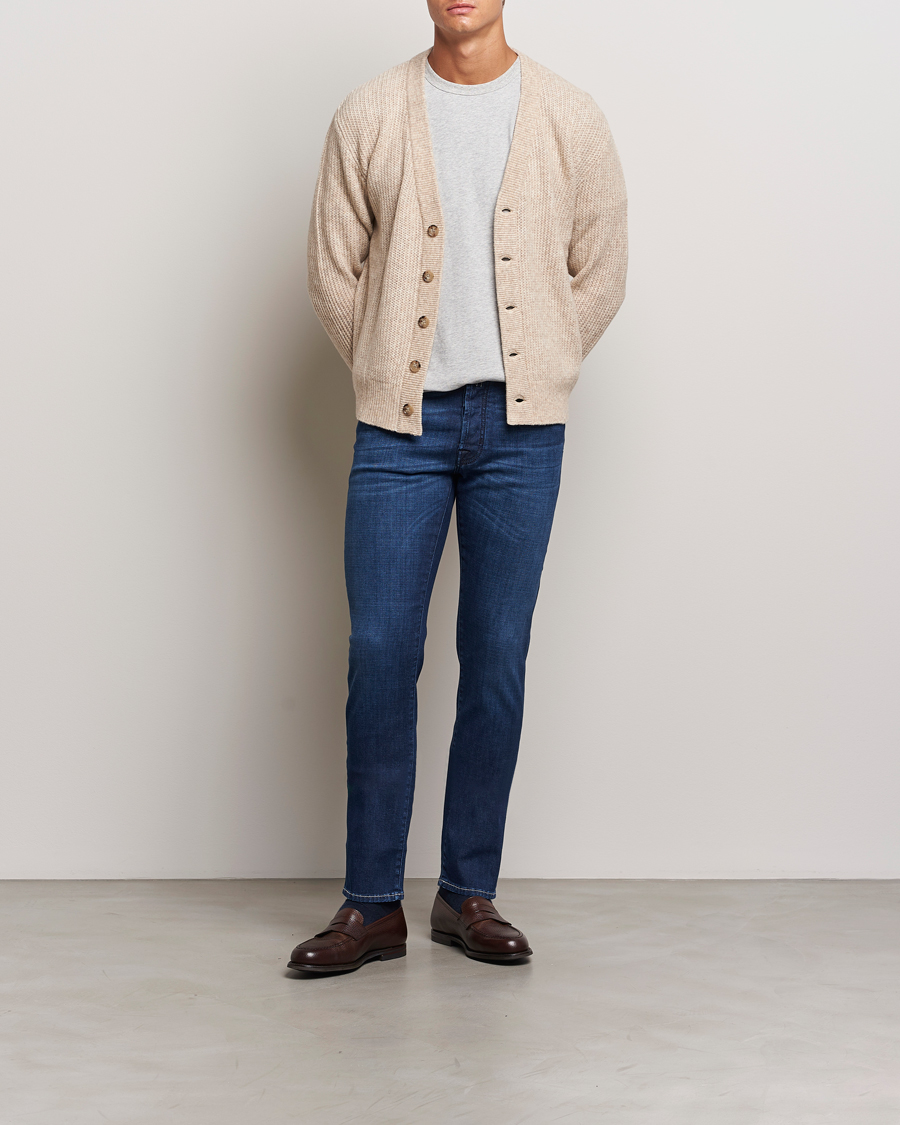 Herre | Jeans | Jacob Cohën | Bard Paris Slim Fit Stretch Jeans Blue
