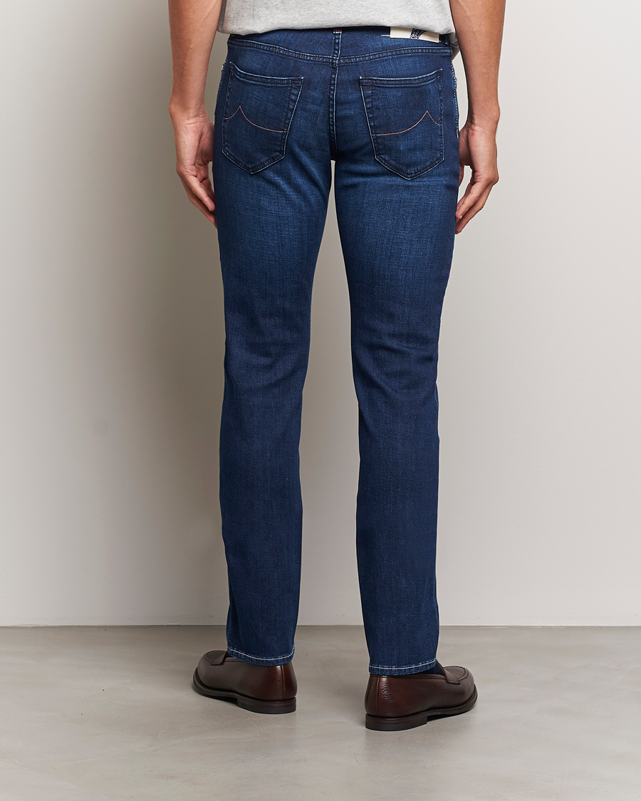 Herre | Jeans | Jacob Cohën | Bard Paris Slim Fit Stretch Jeans Blue