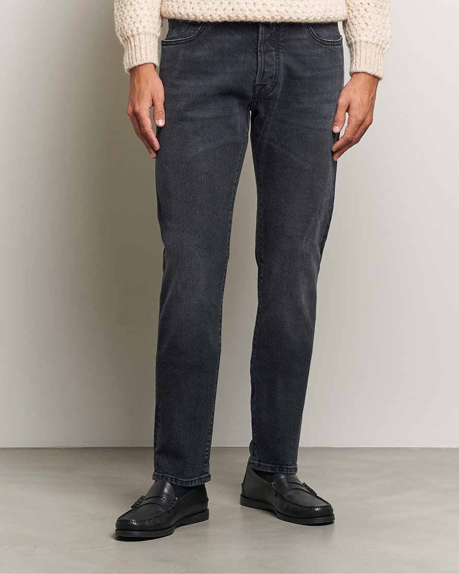 Herre | Jeans | Jacob Cohën | Bard Slim Fit Streatch Jeans Grey
