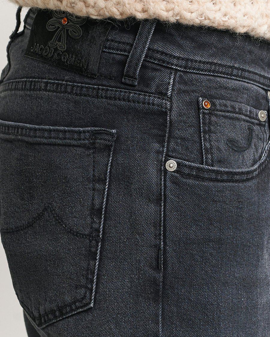 Herre | Jeans | Jacob Cohën | Bard Slim Fit Streatch Jeans Grey