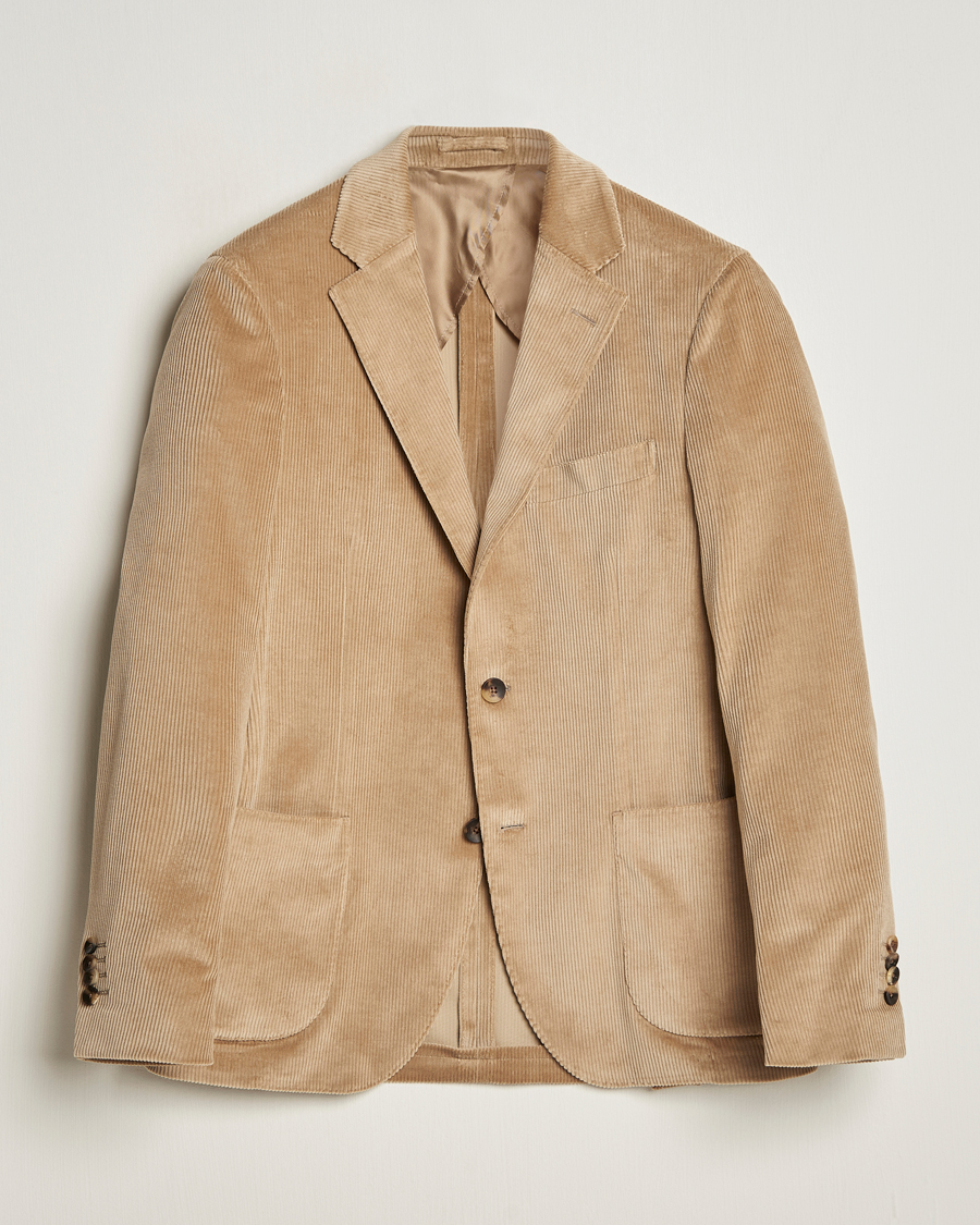 Herre | Dressjakker | Lardini | Corduroy Blazer Beige