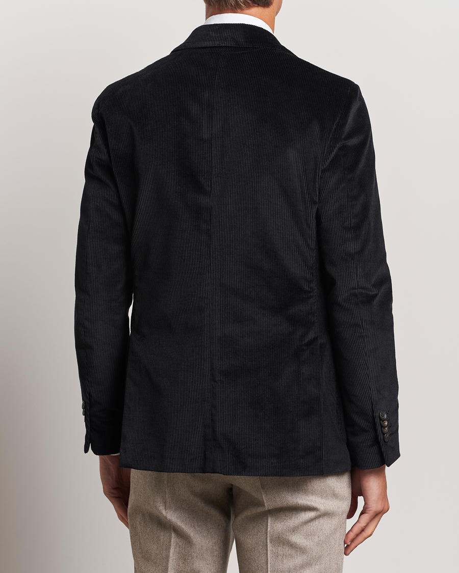 Herre | Dressjakker | Lardini | Corduroy Blazer Black