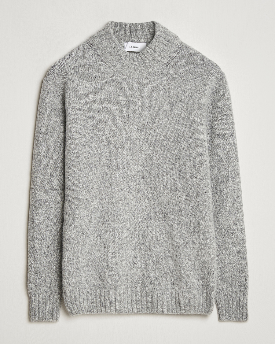 Herre | Gensere | Lardini | Wool/Alpaca Knitted Sweater Grey