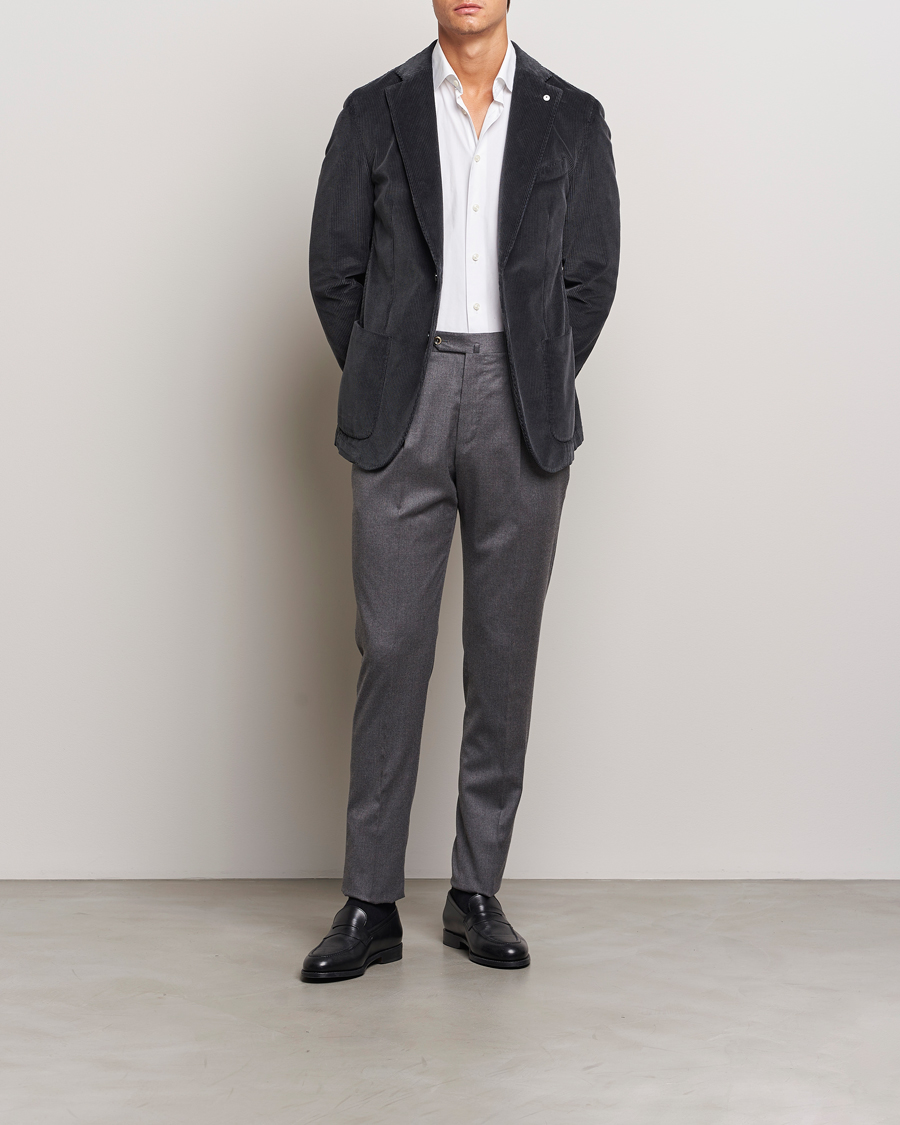 Herre | Dressjakker | L.B.M. 1911 | Jack Corduroy Blazer Grey