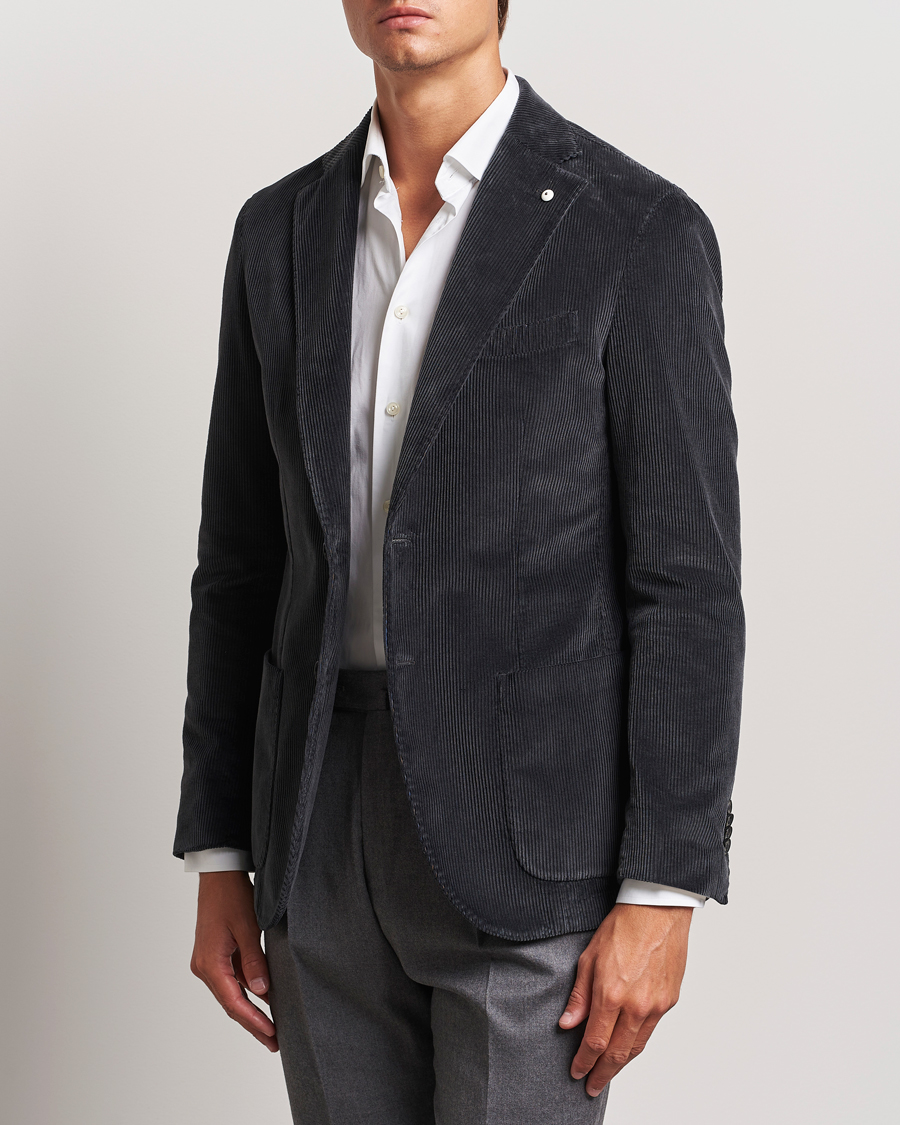 Herre | Dressjakker | L.B.M. 1911 | Jack Corduroy Blazer Grey