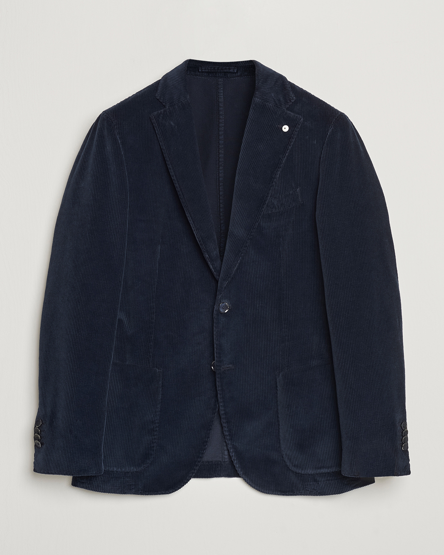 Herre | Dressjakker | L.B.M. 1911 | Jack Corduroy Blazer Navy