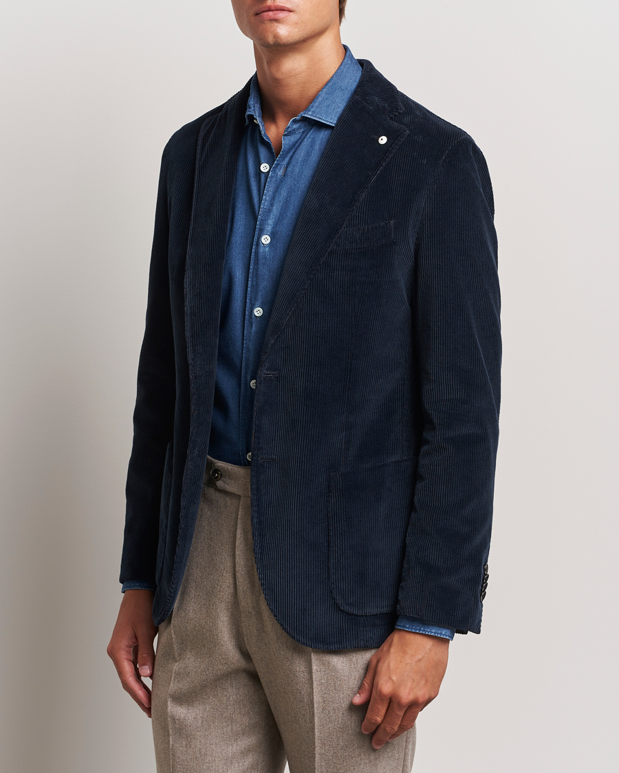 Herre | Dressjakker | L.B.M. 1911 | Jack Corduroy Blazer Navy